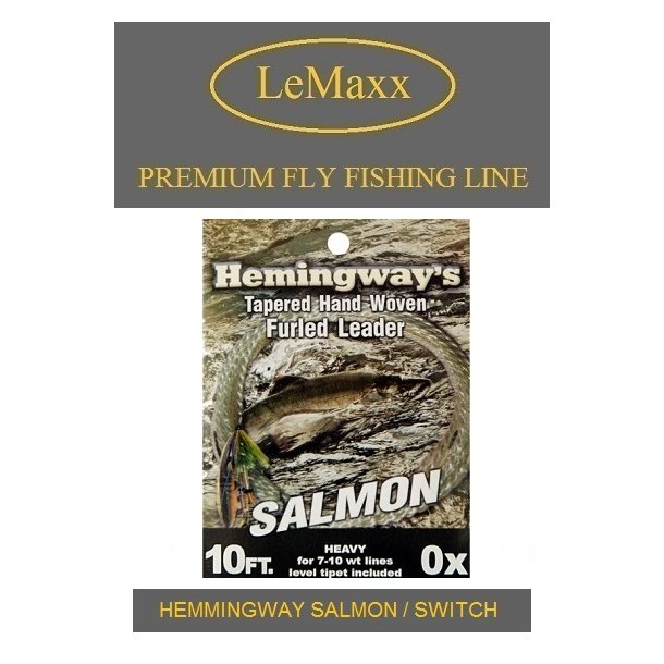 Hemmingway Furled Leader - Salmon/Switch