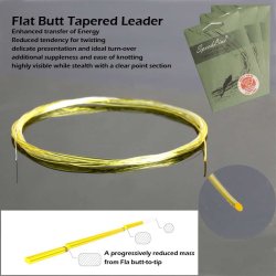 LeMaxx Flat Butt Tapered Leader (3 stk.)